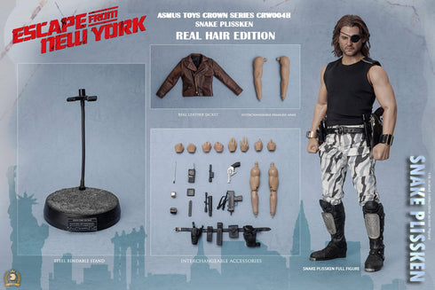 Asmus Toys Escape from New York Crown Series Snake Plissken (Real Hair Version) 1/6 Action Figure