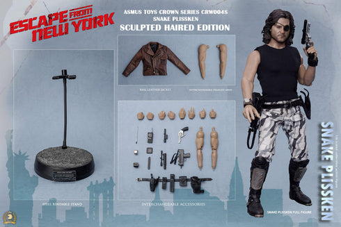 Asmus Toys Escape from New York Crown Series Snake Plissken (Sculpted Hair Version) 1/6 Action Figure