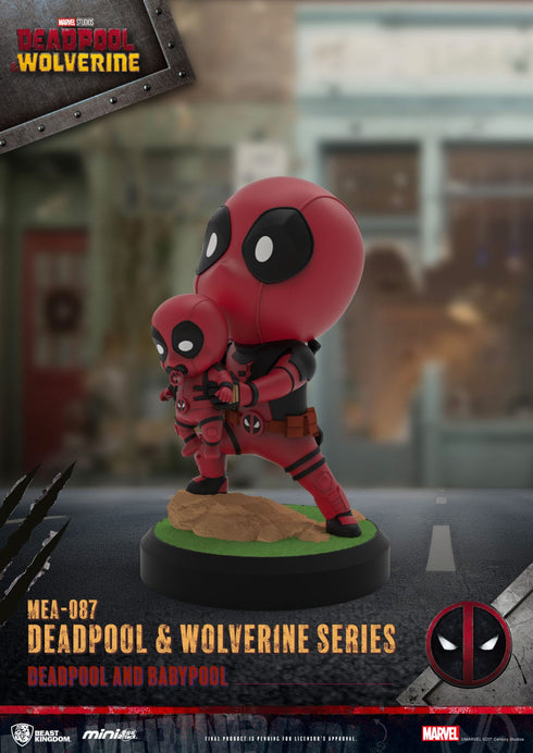 Beast Kingdom Deadpool 3 Deadpool & Wolverine Series Mini Egg Attack Figure Set