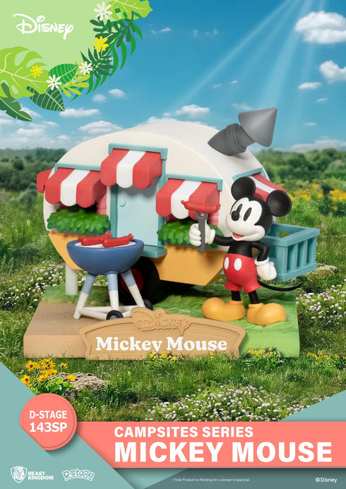 Beast Kingdom Disney Campsite Series Mickey Mouse Special Edition D-Stage PVC Diorama Statue
