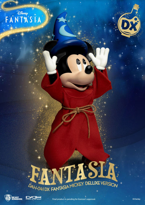 Beast Kingdom Disney Classic Dynamic 8ction Heroes Mickey Fantasia Deluxe Version 1/9 Action Figure
