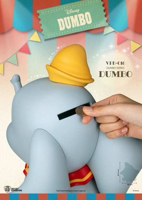 Beast Kingdom Dumbo Piggy Bank - Disney - Vinyl Collectible
