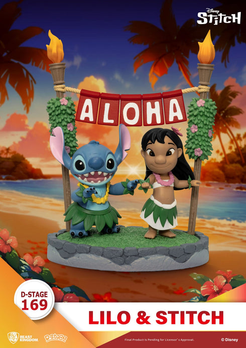 Beast Kingdom Disney Lilo & Stitch D-Stage Lilo & Stitch PVC Diorama Statue