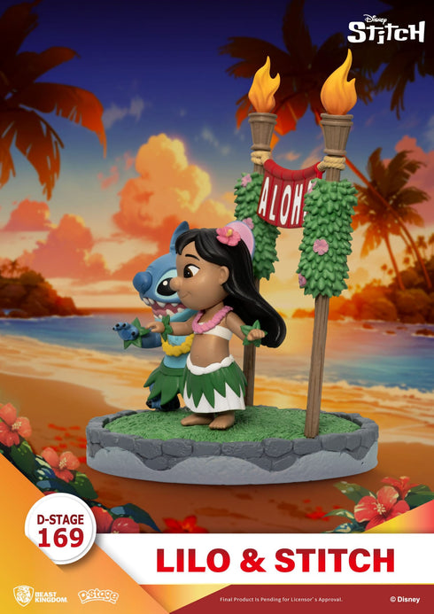 Beast Kingdom Disney Lilo & Stitch D-Stage Lilo & Stitch PVC Diorama Statue