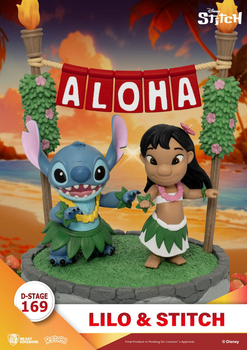Beast Kingdom Disney Lilo & Stitch D-Stage Lilo & Stitch PVC Diorama Statue