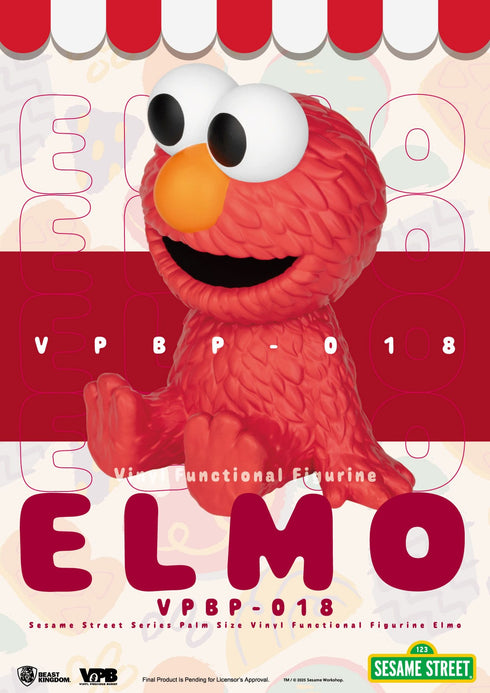Beast Kingdom Elmo Piggy Bank - Sesame Street - Palm Sized Vinyl Collectible