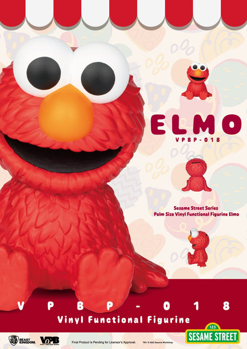 Beast Kingdom Elmo Piggy Bank - Sesame Street - Palm Sized Vinyl Collectible