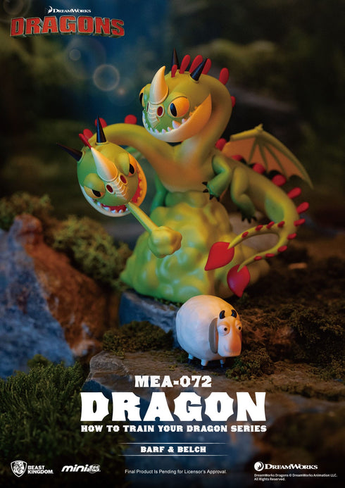 Beast Kingdom How to Train Your Dragon Series Blind Box Mini Egg Attack Figures Set (6)