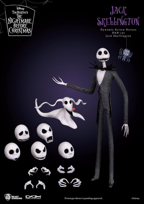 Beast Kingdom Jack Skellington - Nightmare Before Christmas - Dynamic 8ction Heroes 1/9 Scale Collectible Figure