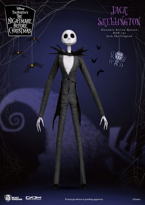 Beast Kingdom Jack Skellington - Nightmare Before Christmas - Dynamic 8ction Heroes 1/9 Scale Collectible Figure