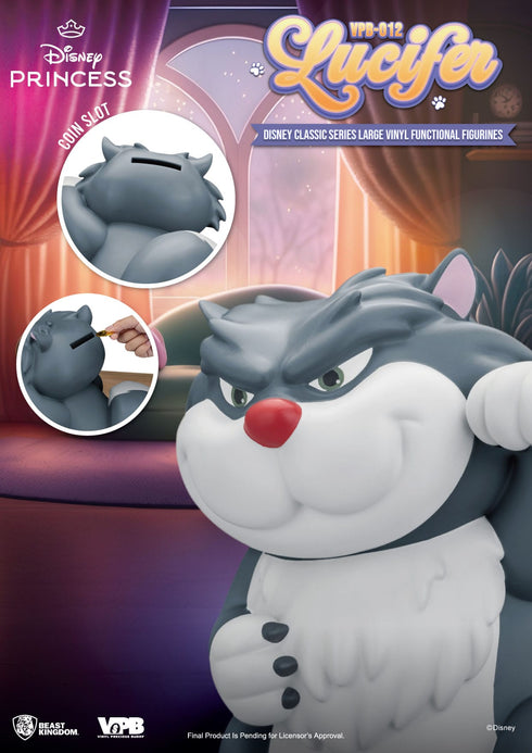 Beast Kingdom Lucifer Piggy Bank - Cinderella - Vinyl Collectible