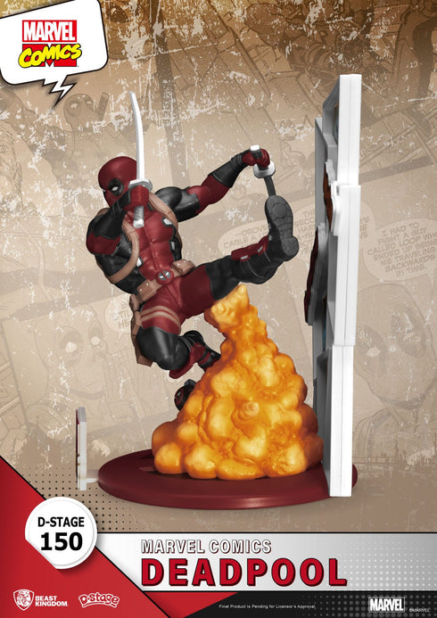 Beast Kingdom Marvel Comics Deadpool D-Stage PVC Diorama Statue