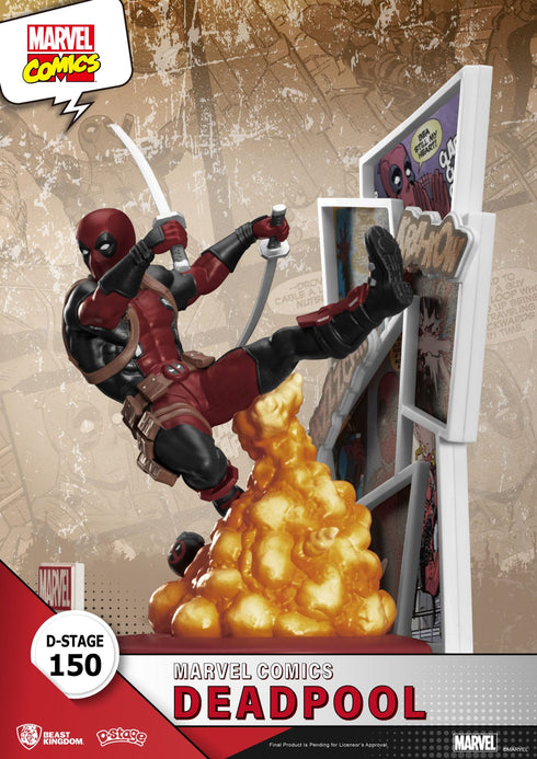Beast Kingdom Marvel Comics Deadpool D-Stage PVC Diorama Statue
