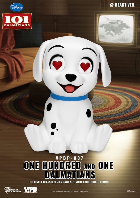 Beast Kingdom One Hundred and One Dalmatians Piggy Bank - Disney Classic - Palm Sized Vinyl Collectible Blind Box Set