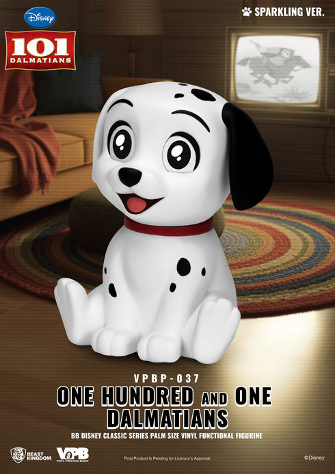 Beast Kingdom One Hundred and One Dalmatians Piggy Bank - Disney Classic - Palm Sized Vinyl Collectible Blind Box Set