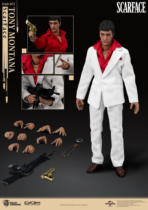 Beast Kingdom Scarface (1983) Dynamic 8ction Heroes Tony Montana Action Figure