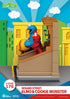 Beast Kingdom Sesame Street D-Stage Elmo & Cookie Monster PVC Statue