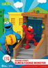 Beast Kingdom Sesame Street D-Stage Elmo & Cookie Monster PVC Statue