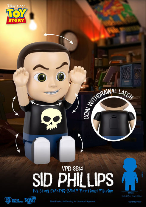 Beast Kingdom Sid Phillips Piggy Bank - Toy Story - Vinyl Collectible