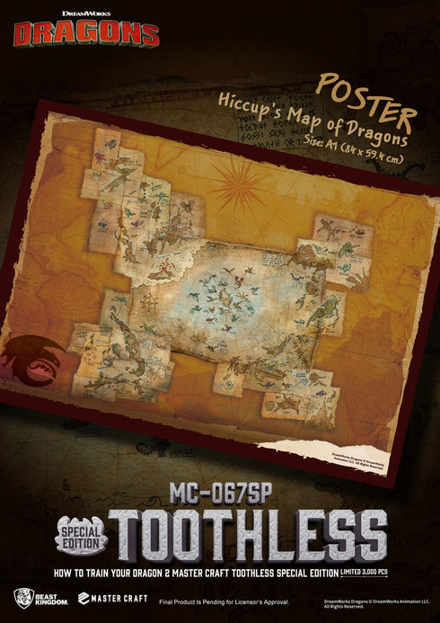 Beast Kingdom Toothless - How To Train Your Dragon 2 - MC-067SP - Master Craft Collectible Statue