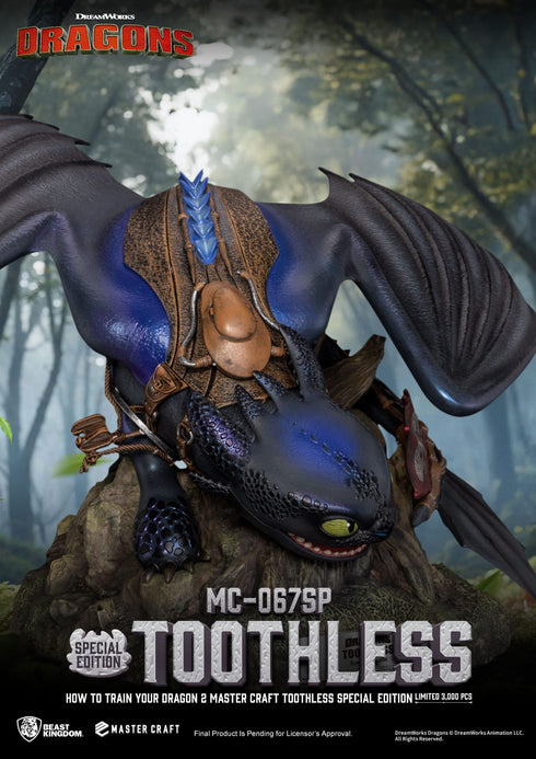 Beast Kingdom Toothless - How To Train Your Dragon 2 - MC-067SP - Master Craft Collectible Statue