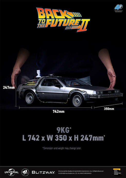 Blitzway Back to the Future II Premium UMS Time Machine 1/6 Vehicle