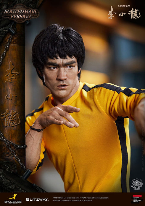 Blitzway Bruce Lee 50th Anniversary Tribute (Rooted Hair Version) 1/4 Statue