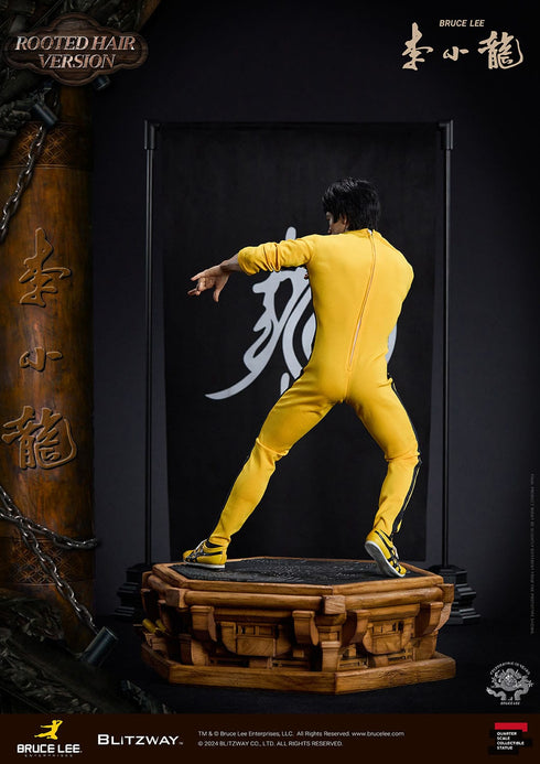 Blitzway Bruce Lee 50th Anniversary Tribute (Rooted Hair Version) 1/4 Statue