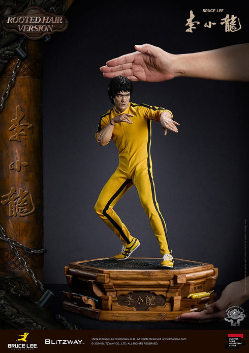 Blitzway Bruce Lee 50th Anniversary Tribute (Rooted Hair Version) 1/4 Statue