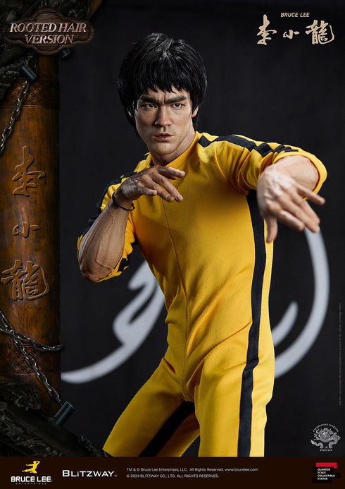 Blitzway Bruce Lee 50th Anniversary Tribute (Rooted Hair Version) 1/4 Statue