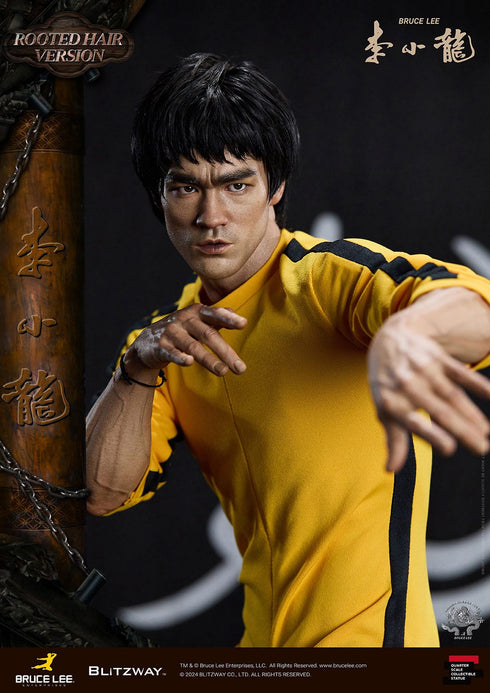 Blitzway Bruce Lee 50th Anniversary Tribute (Rooted Hair Version) 1/4 Statue