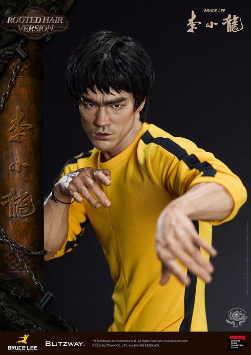 Blitzway Bruce Lee 50th Anniversary Tribute (Rooted Hair Version) 1/4 Statue