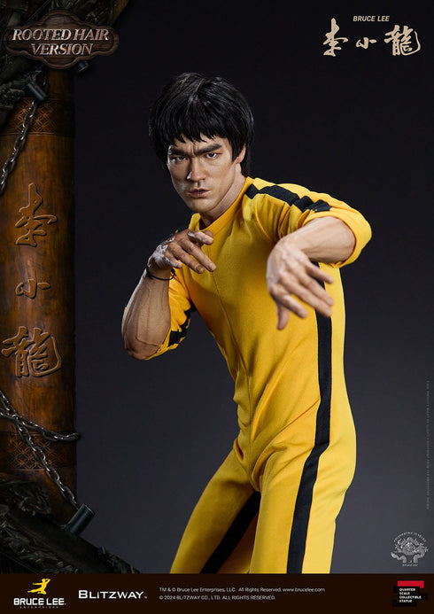 Blitzway Bruce Lee 50th Anniversary Tribute (Rooted Hair Version) 1/4 Statue