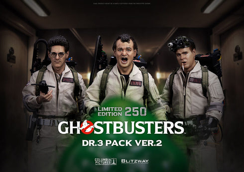 Blitzway Ghostbusters Venkman, Stantz, Spengler Ver. 2 Premium UMS 1/6 Action Figure 3-Pack