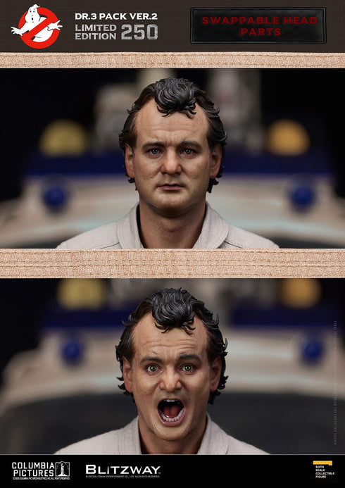 Blitzway Ghostbusters Venkman, Stantz, Spengler Ver. 2 Premium UMS 1/6 Action Figure 3-Pack