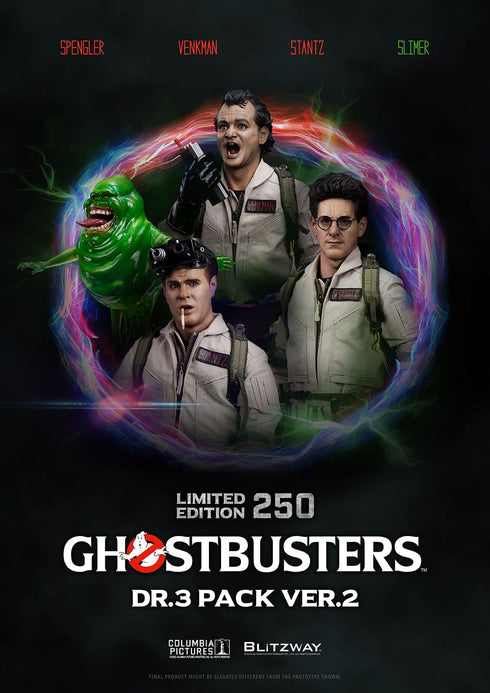 Blitzway Ghostbusters Venkman, Stantz, Spengler Ver. 2 Premium UMS 1/6 Action Figure 3-Pack