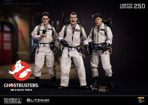 Blitzway Ghostbusters Venkman, Stantz, Spengler Ver. 2 Premium UMS 1/6 Action Figure 3-Pack