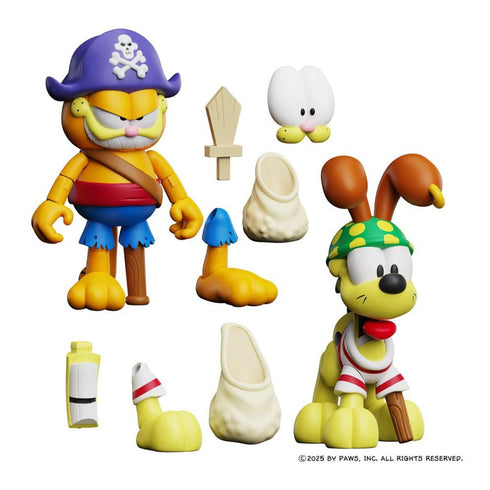 Boss Fight Studio Garfield Pirate Garfield and Pirate Odie 2 Pack Action Figures