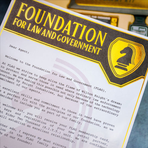 Doctor Collector Knight Rider F.L.A.G Agent Kit