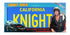 Doctor Collector KITT License Plate - Knight Rider - Collectible Replica