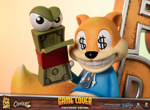 First 4 Figures Game Cover (Exclusive Edition) - Conker's Bad Fur Day - Collectible Statue