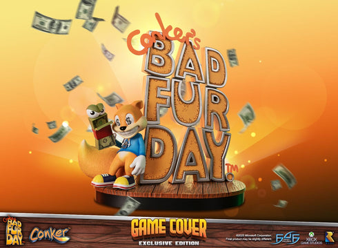 First 4 Figures Game Cover (Exclusive Edition) - Conker's Bad Fur Day - Collectible Statue