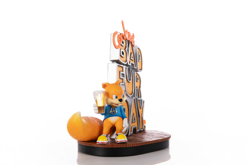 First 4 Figures Game Cover (Standard Edition) - Conker's Bad Fur Day - Collectible Statue