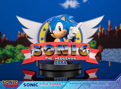 First 4 Figures Sonic Title Screen - Sonic the Hedgehog - Collectible Statue