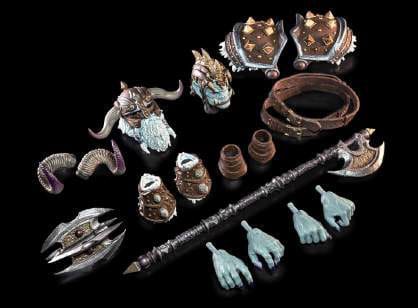 Four Horsemen Studios Mythic Legions: Ashes of Agbendor Frost Ogre (Ogre Scale) Action Figure