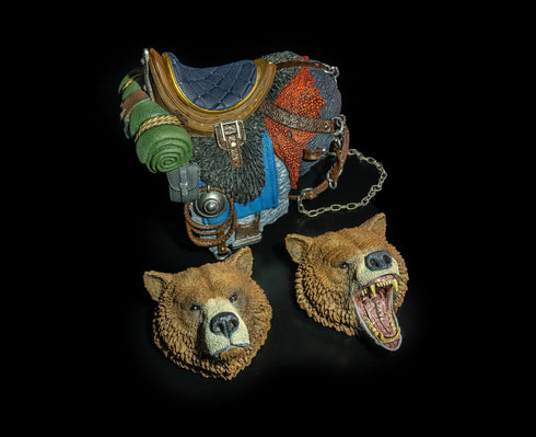 Four Horsemen Studios Mythic Legions Rising Sons Bodvar (Bear Mount) Action Figure