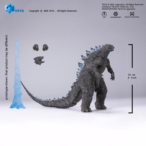 Hiya Toys Godzilla 2014 Exquisite Basic+ Godzilla Translucent Version Action Figure