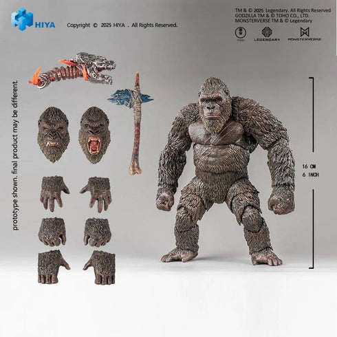 Hiya Toys Kong 2.0 - Godzilla x Kong: The New Empire - Exquisite Basic Series - Collectible Figure