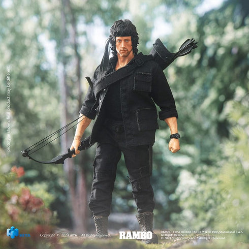 Hiya Toys Rambo First Blood II John Rambo Exquisite Super Series 1/12 Action Figure