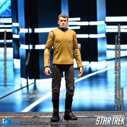 Hiya Toys Star Trek 2009 Chekov Exquisite Mini 1/18 Action Figure